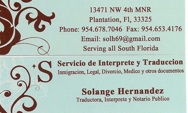 Translation/Interpreter Services