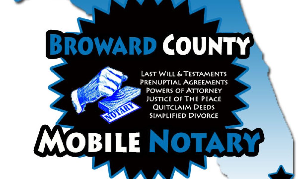 Mobile Notary Service Broward County