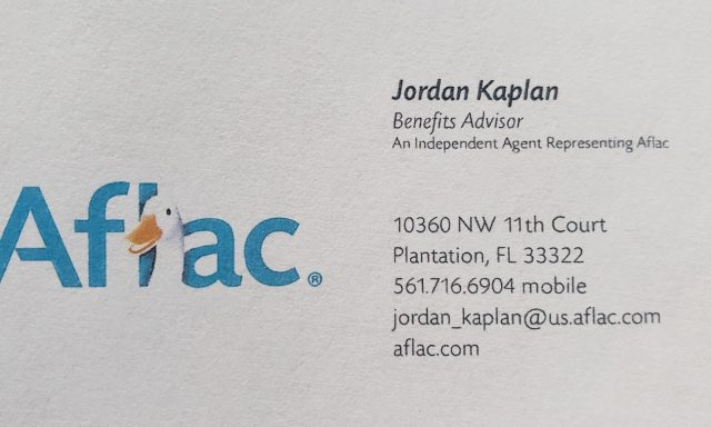 Jordan Kaplan – Aflac Insurance Agent