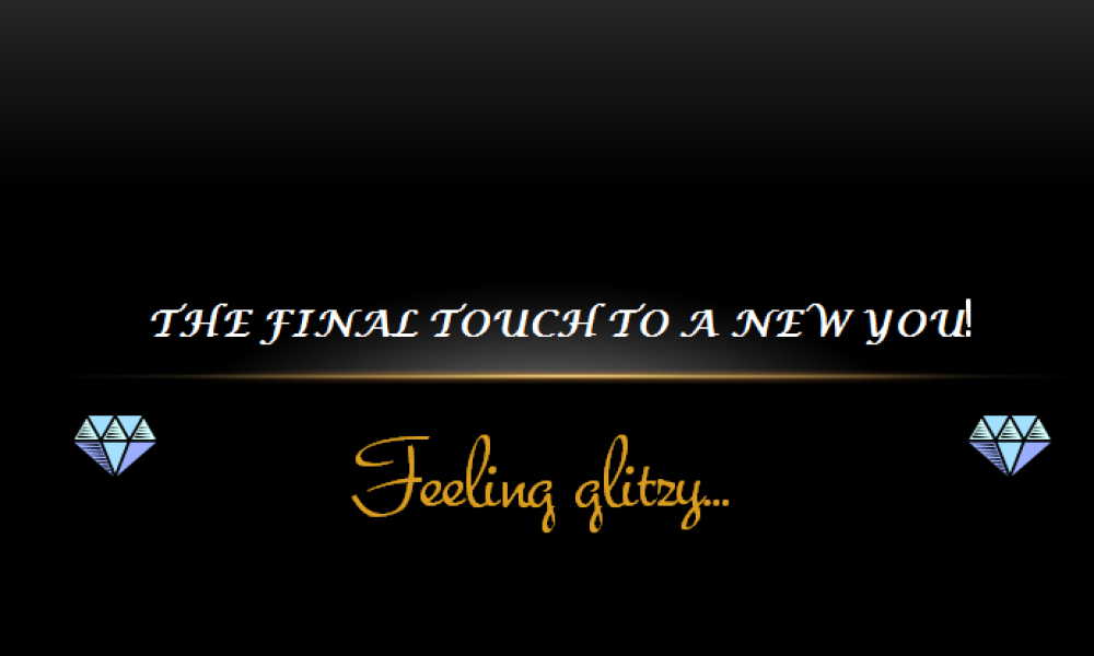 Feeling glitzy Beauty lounge is classic
