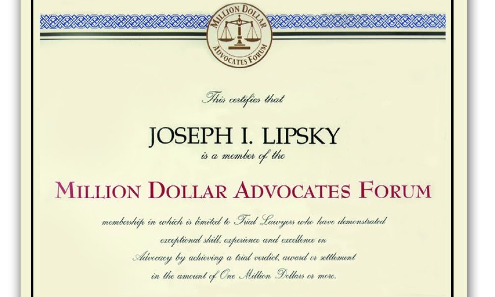Personal Injury Law Offices of Joseph I Lipsky